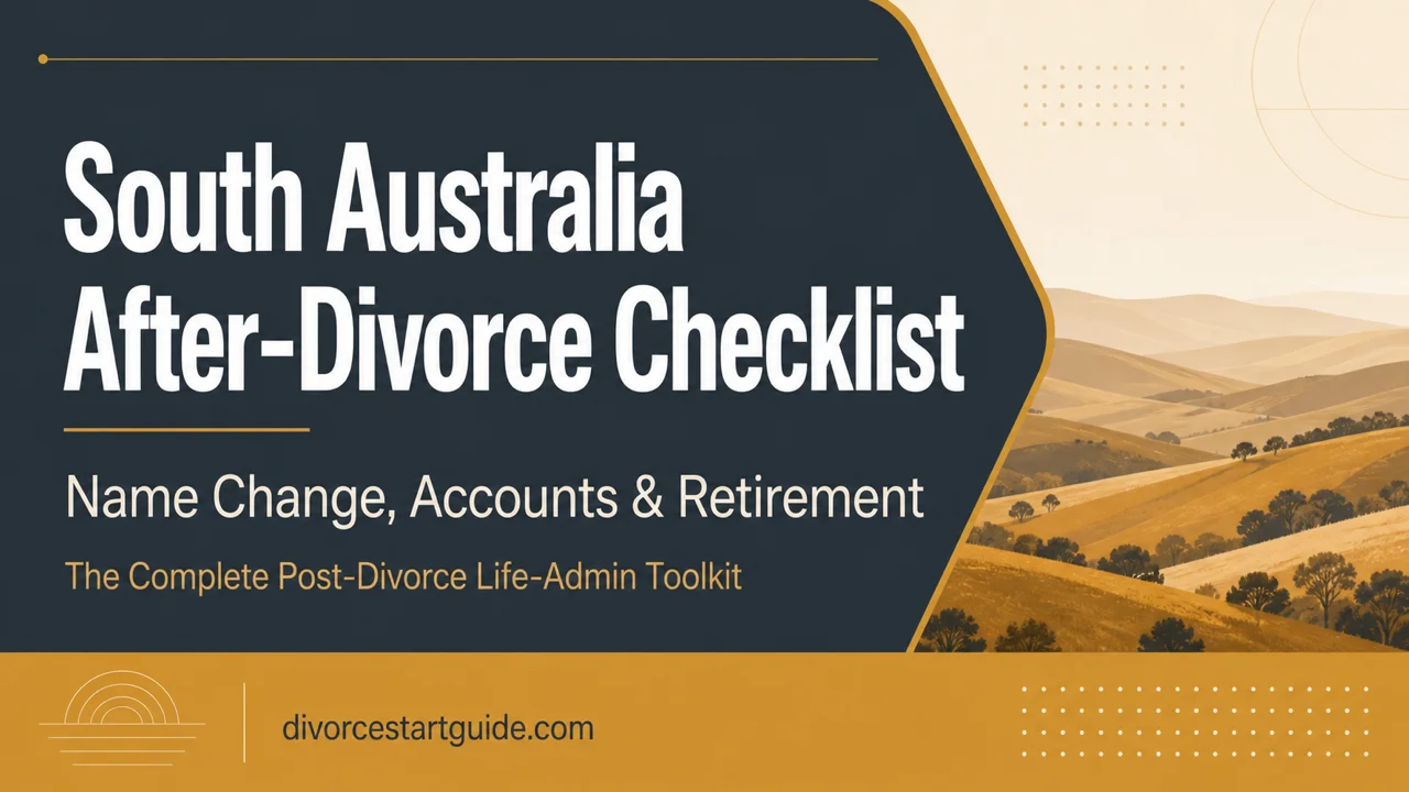 South Australia Post-Divorce Toolkit — Every Life-Admin Step After the Order