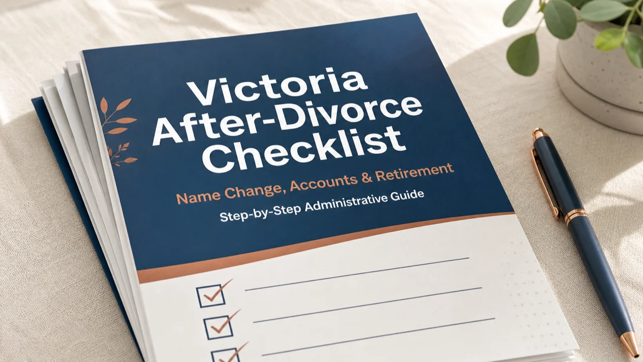 Victoria After-Divorce Toolkit — Name, Super & Estate Reset