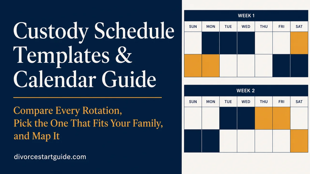 Custody Schedule Templates — Pick the Rotation That Fits