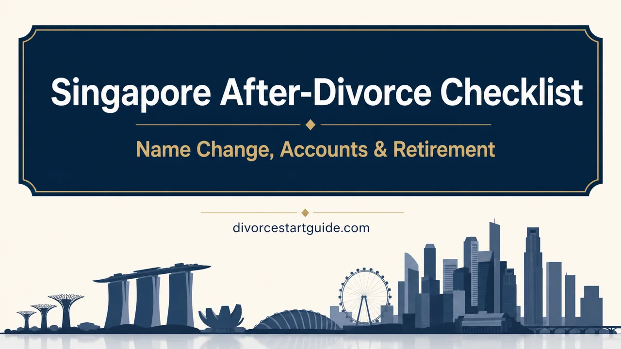 Singapore After-Divorce Checklist — Every Admin Step, One Place