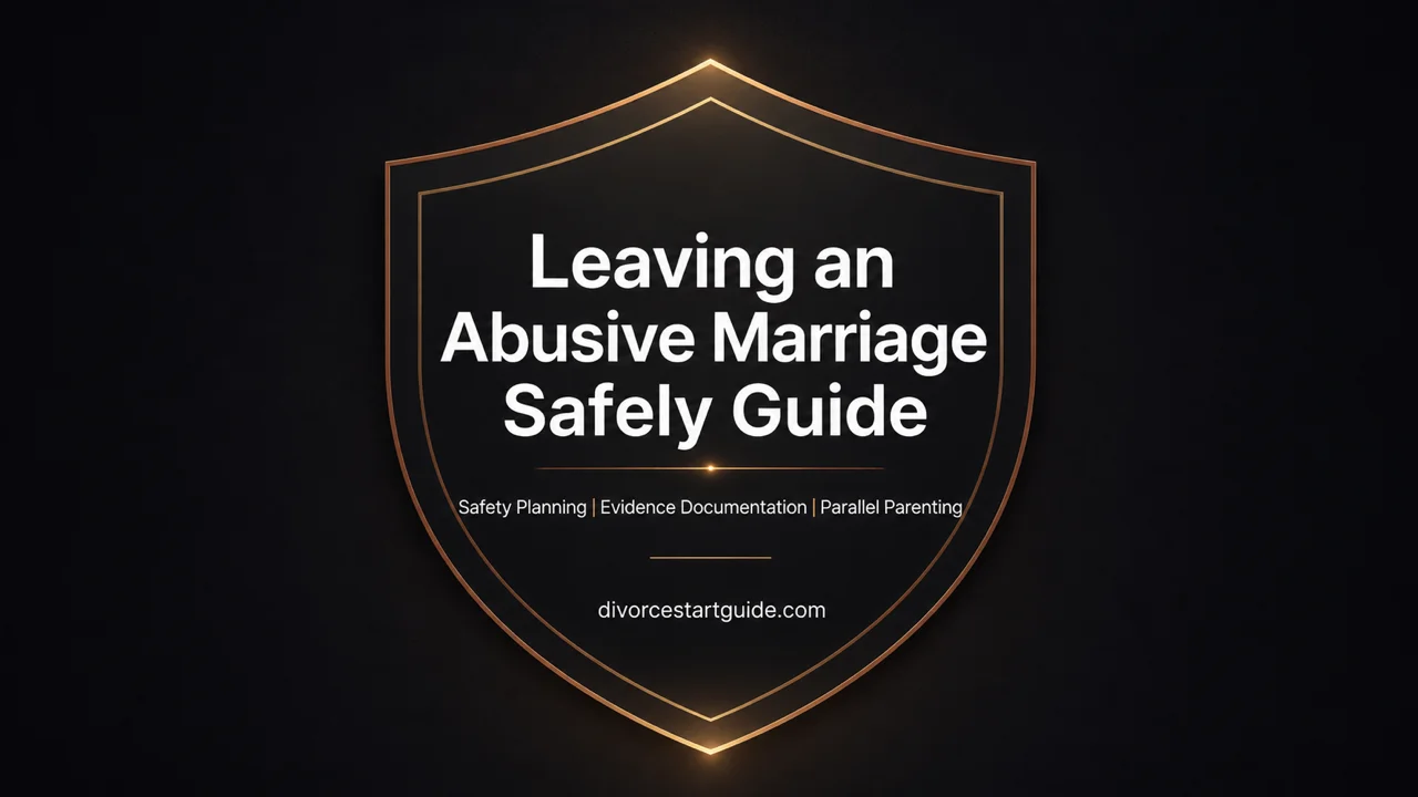 Leaving an Abusive Marriage — Safety-First Divorce Blueprint