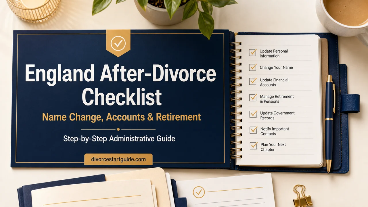 England Post-Divorce Admin Guide — Every Step After the Final Order