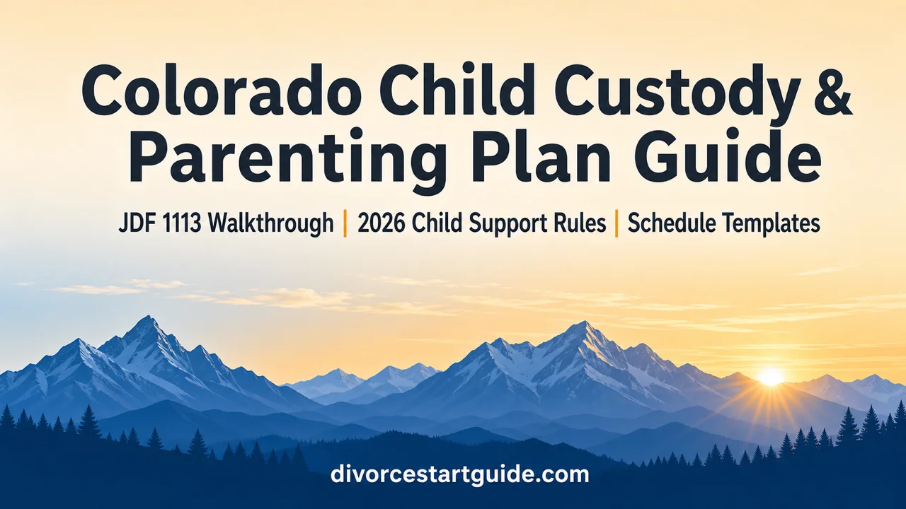 Colorado Child Custody & Parenting Plan Guide