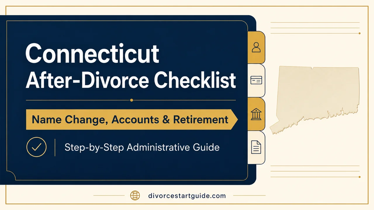 Connecticut After-Divorce Checklist — Name, Accounts & QDROs