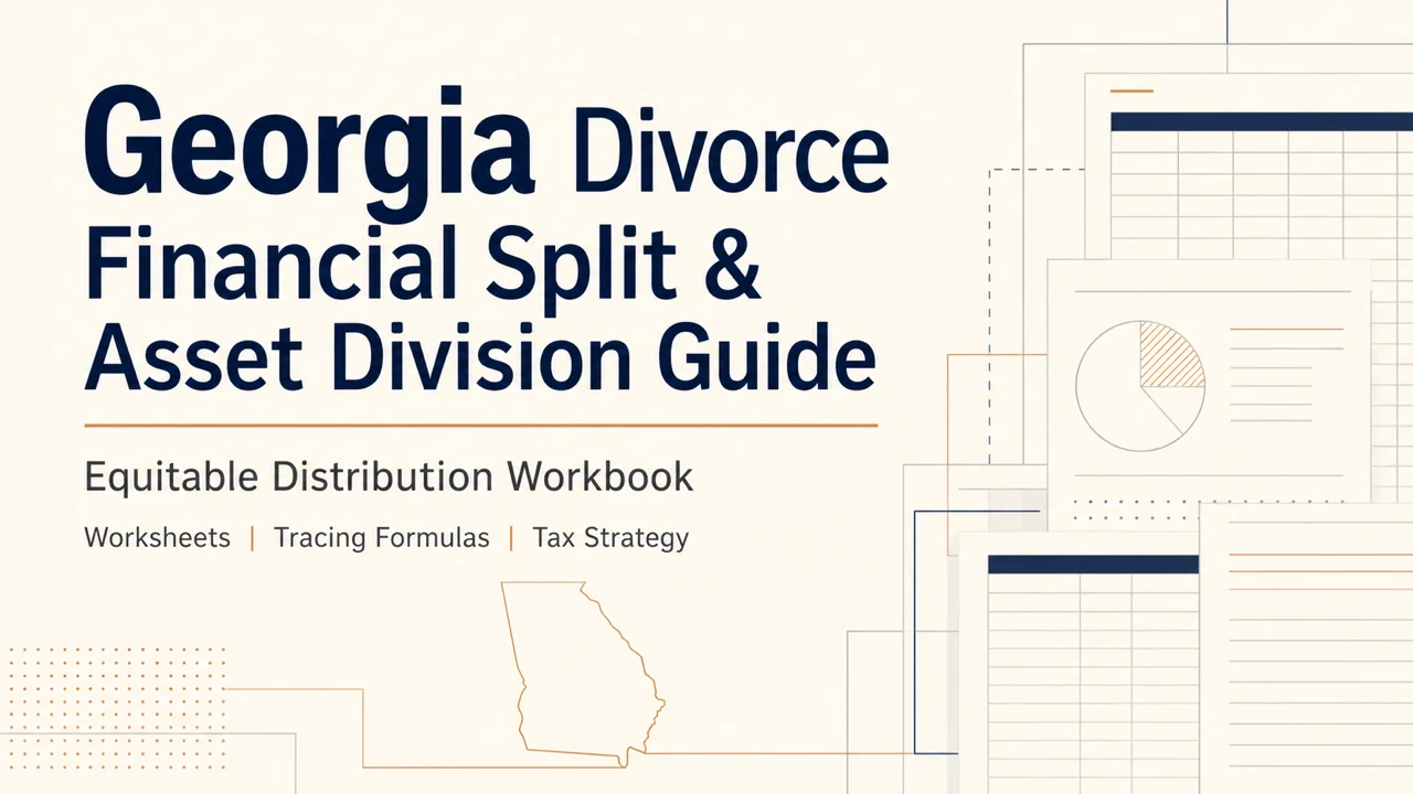 Georgia Financial Split — Equitable Division Workbook