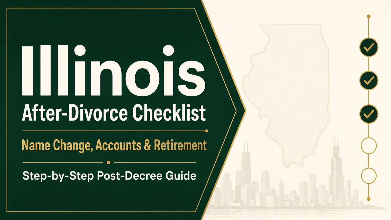 Illinois After-Divorce Checklist — Name, Accounts & QILDRO