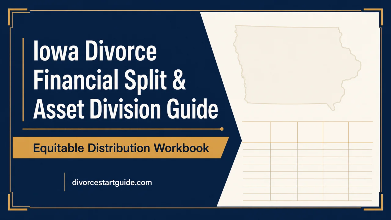 Iowa Divorce Financial Split — Equitable Distribution Workbook