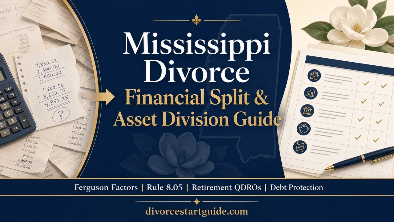 Mississippi Divorce Financial Split — Ferguson Factors & Rule 8.05
