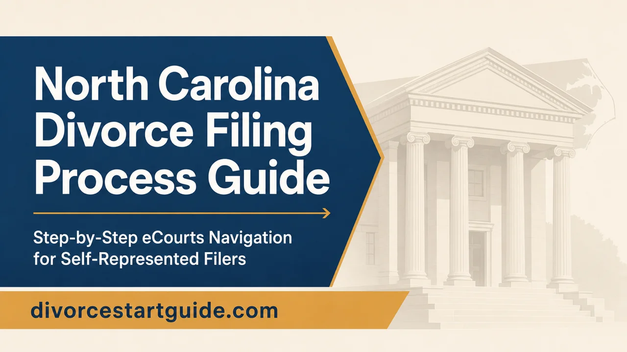 North Carolina Divorce Filing — Navigate eCourts Without a Lawyer