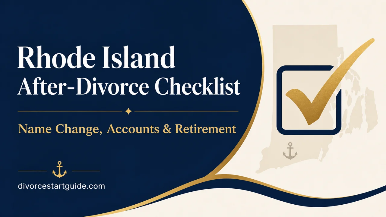 Rhode Island After-Divorce Checklist — Name, Accounts & Retirement