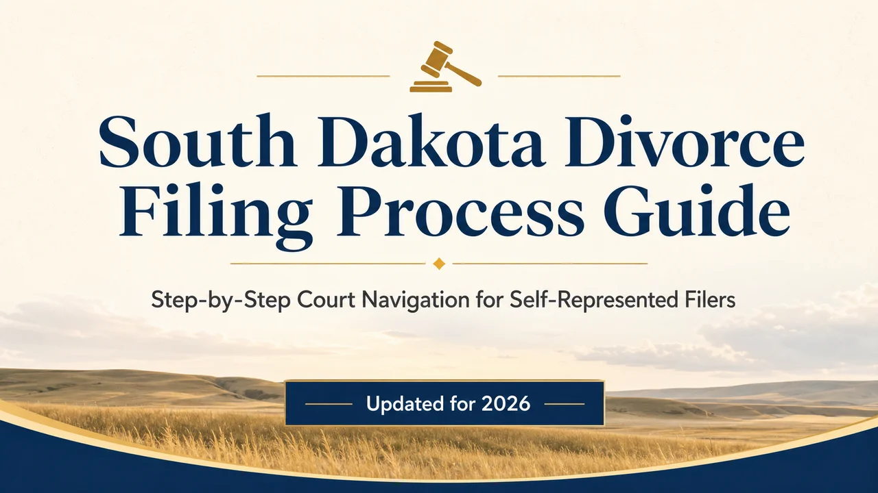 South Dakota Divorce Filing Process Guide — Navigate Every Step