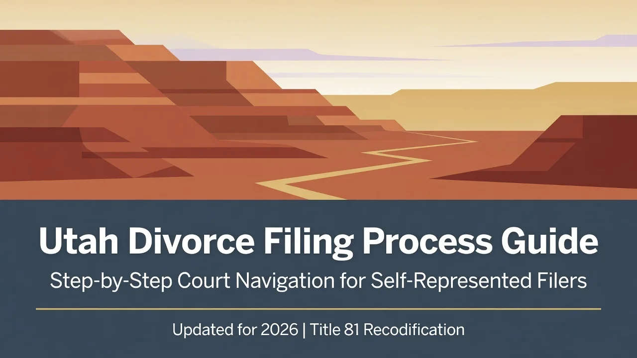 Utah Divorce Filing Process — Navigate MyPaperwork and Every Court Deadline