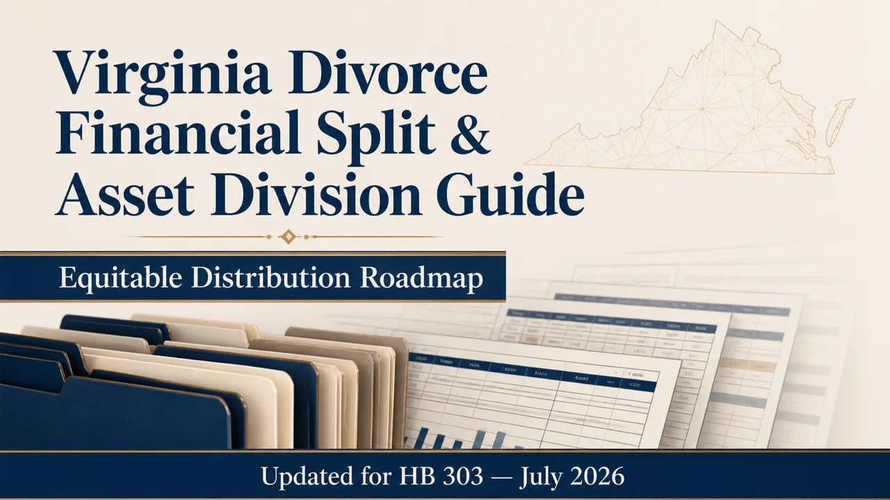 Virginia Divorce Financial Split — Equitable Distribution Roadmap