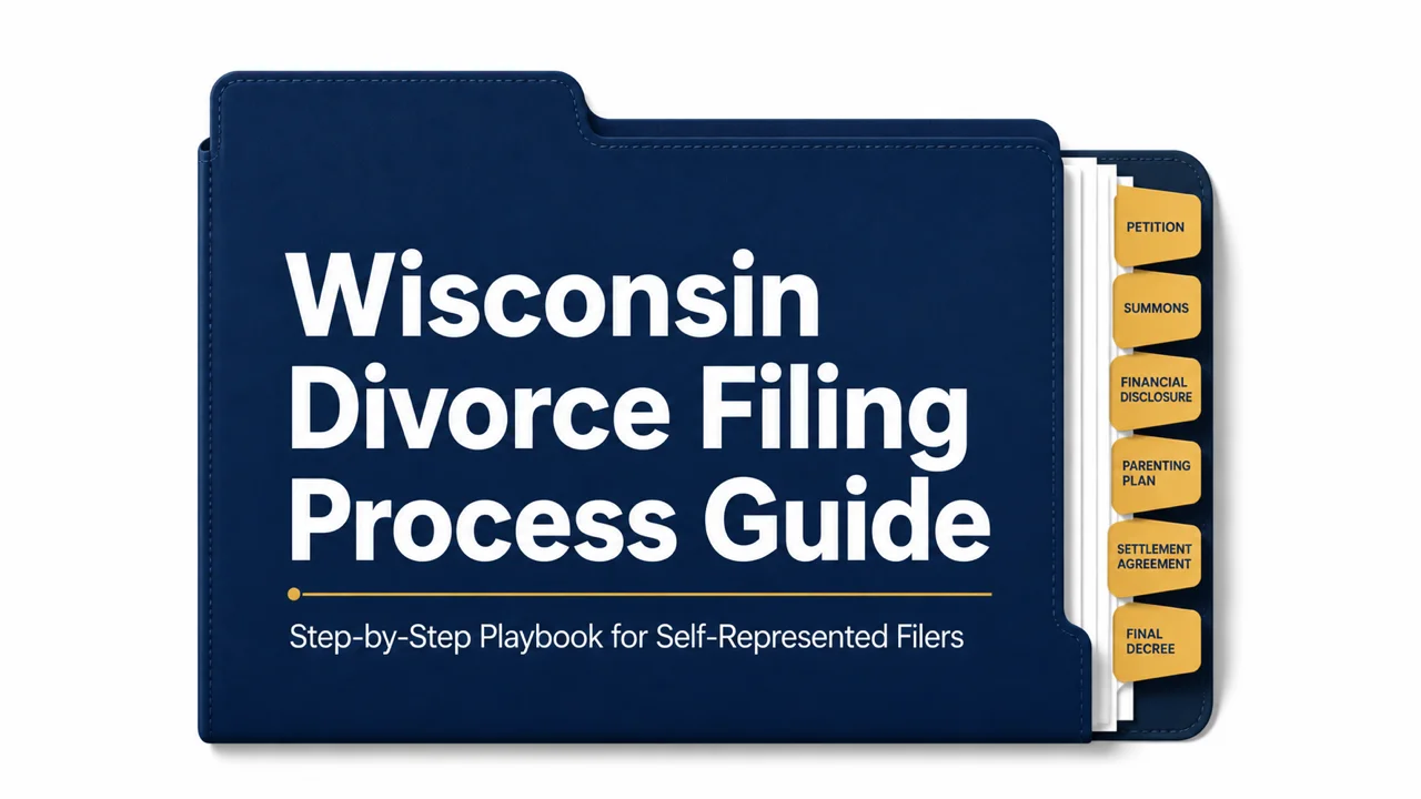 Wisconsin Divorce Filing Process — Your Complete Pro Se Roadmap
